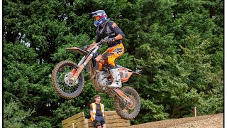 washbrook farm mx 31082024 Inters session 4  fun ride ktm sxf350 kawasaki 450😀👌cuting corners😅 [upl. by Ilzel]