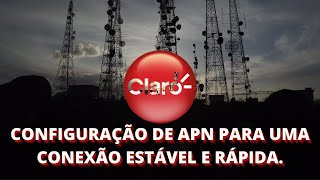 Nova APN para Claro tenha mais de 100 megas na conexão 4G Vale Ressaltar que dependerá da região [upl. by Mathis448]