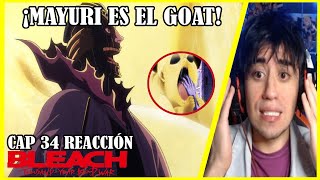 ¡MAYURI VS PERNIDA  BLEACH  THOUSAND YEAR BLOOD WAR CAP 34 REACCIÓN [upl. by Godfrey]