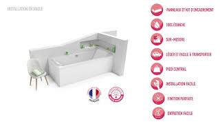 Comment installer un tablier de baignoire de chez Jacob Delafon [upl. by Ireland]