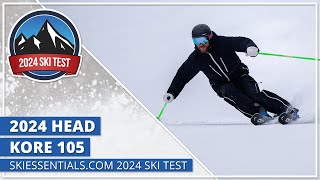 2024 Head Kore 105  SkiEssentialscom Ski Test [upl. by Yttig]