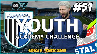 GILLINGHAM  YOUTH ACADEMY CHALLENGE  THE REFS ARE AGAINST US   EA FC  SEASON 6  EPISODE 51 [upl. by Ididn]