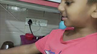 Preparation of dosa by my grandson in simple way trending viralvideo subscribe snack long video [upl. by Jocelin]