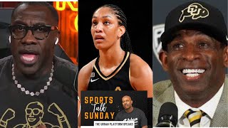 Can Aja Wilson And Aces Win 3rd chip Shannon Sharpe Exposed Deion Sanders And NFL [upl. by Grose411]