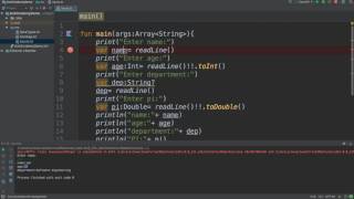 08Kotlin for Beginners Input data ReadLine [upl. by Anirres]