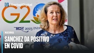 Sánchez da positivo en Covid y no podrá viajar a la India para la cumbre del G20 [upl. by Anivlac708]