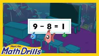 Meet the Math Drills  Subtraction FREE  Preschool Prep Company [upl. by Nywde]