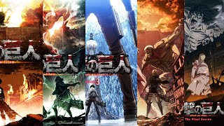 Attack On Titan  All Trailers 60FPS Outdated [upl. by Delilah]