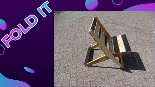 DIY Build a SpaceSaving Foldable Chair [upl. by Nyasuh]