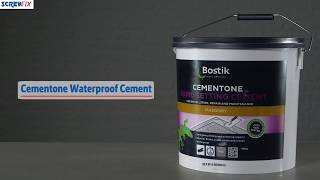 Cermentone Waterproof Cement  Screwfix [upl. by Rella579]