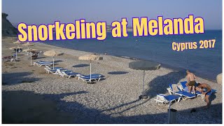 The Pissouri Two  Snorkeling at Melanda Beach  Cyprus2017 [upl. by Melly]