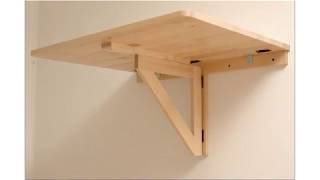 Smart And Simple Diy Wall Mounted Desk [upl. by Ambrose]