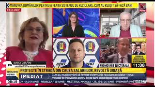 Europarlamentarul Maria Grapini susține că sistemul de salarizare în instituțiile statului [upl. by Nimrahc]