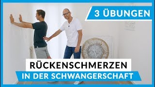 Rückenschmerzen in der Schwangerschaft  3 Übungen für zu Hause [upl. by Neerol]