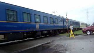 Philippine National Railways SleepEx Train Hokuriku Test at IRRI College Laguna 030911 [upl. by Reivazx]