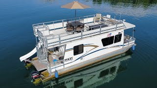 2004 Myacht 12 x 35 Pontoon Houseboat on Norris Lake TN  SOLD [upl. by Samford]