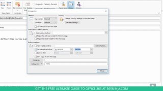 How to Schedule or Delay an Email in Outlook [upl. by Eadie]