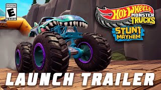 Hot Wheels Monster Trucks Stunt Mayhem™  Launch Trailer [upl. by Htyderem]