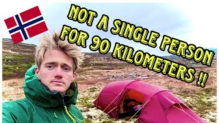 SOLO Hiking HARDANGERVIDDA Nationalpark OFF SEASON  EXTREME WILDERNESS [upl. by Einner208]