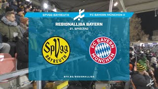 Topspiel bei winterlichen Verhältnissen Bayern Amateure fordern SpVgg Bayreuth [upl. by Lisab]