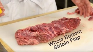 The Backstory Beef Bavette Bottom Sirloin Flap Steak [upl. by Nivrag905]