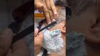 ASMR Razor Shave barber barbershopmens shave shavingrazor shaving asmrrazor [upl. by Dauf]