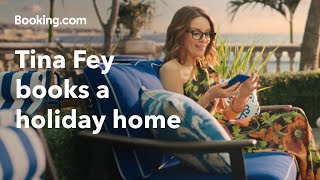 Tina Fey books holiday homes for whoever she wants to be – Bookingcom [upl. by Milinda]