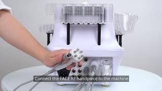 LS78D2SB How to install Aristorm 6 In 1 Ultrasonic Lipo Cavitation 25 Vacuum RF Sculpting Machine [upl. by Friedrich]