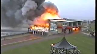 Hunstanton pier fire 18 may 2002 [upl. by Halihs]