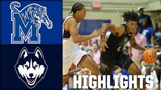 🚨 UPSET ALERT 🚨 Memphis Tigers vs UConn Huskies  Full Game Highlights  ESPN College Basketball [upl. by Hafinah]