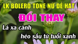 Liên Khúc Karaoke Tone Nữ Dễ Hát Karaoke Đổi Thay Karaoke Hoàng Long  Beat Mới [upl. by Timothy]