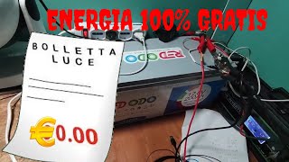 Energia Gratis Ep1 Impianto fotovoltaico a Pannelli solari fai da te economico [upl. by Aznofla]