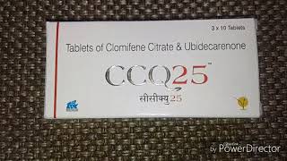 CCQ 25 Tablets Review  Clomifene Citrate amp Ubidecarenone Tablets Uses Side Effects Precautions [upl. by Anina925]