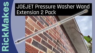 JOEJET Pressure Washer Wand Extension 2 Pack [upl. by Eciram]