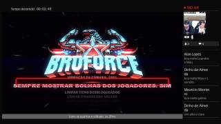 Broforce  PS4  Gameplay e Live [upl. by Nnylorac]