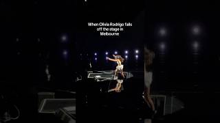 When Olivia Rodrigo fell off the stage [upl. by Ayiak]