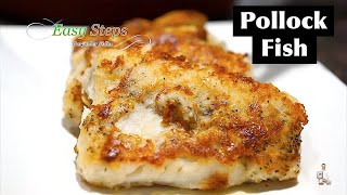 PanFried Fish  Pan Fried Pollock Fish Recipe [upl. by Leaj519]