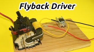 Flyback Driver with Only 2 Components [upl. by Bendite763]