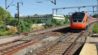 20627 Chennai to Nagercoil Vande Bharat Express at Srirangam [upl. by Harelda]