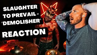 Drummer Reacts To  SLAUGHTER TO PREVAIL  DEMOLISHER FIRST TIME HEARING Reaction [upl. by Filberto859]