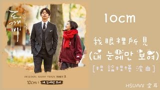 空耳 10cm  我眼裡所見내 눈에만 보여孤單又燦爛的神鬼怪 OST [upl. by Sirovart]