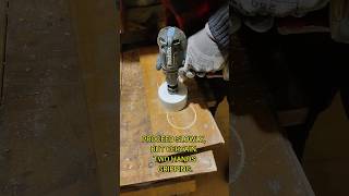 FAI DA TE Trapano manualepunta a tazzaDIY HAND DRILL Cup tipwoodworking [upl. by Hardie319]