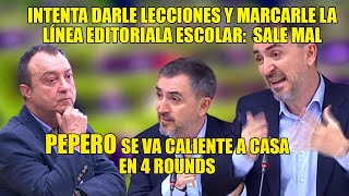 💥Ignacio ESCOLAR DEJA KO a Manuel COBO PP en 4 ROUNDS👏 Intenta MARCARLE la línea EDITORIAL 🤦‍♂️ [upl. by Wallie176]