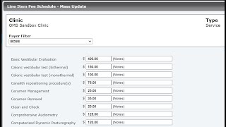 Payer Fee Schedule [upl. by Oravla754]