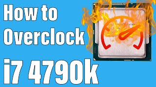 How to overclock the i7 4790k amp 2400MHz Memory [upl. by Timmie990]