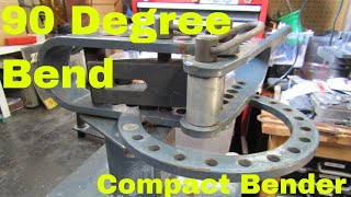 90 degree bend with bench compact metal bender [upl. by Nomihs]