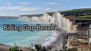 Birling Gap Beach amp Seven Sisters Cliffs EastbourneEast Dean [upl. by Lita]