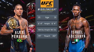 UFC 287 Pereira vs Adesanya 2 Full Fight [upl. by Fidelis755]