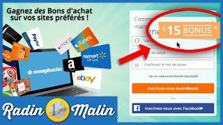 Gagnez 15€ sur Swagbucks immédiatement 💶🤑 encaissables sur PayPal [upl. by Watson]