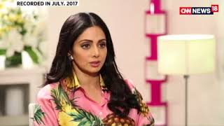 The Legendary Sridevi in Her Own Words Virtuosity CNN News18 [upl. by Soutor]